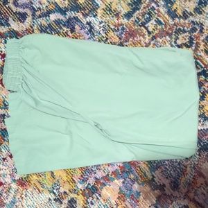 Women's light green soft scrub pants